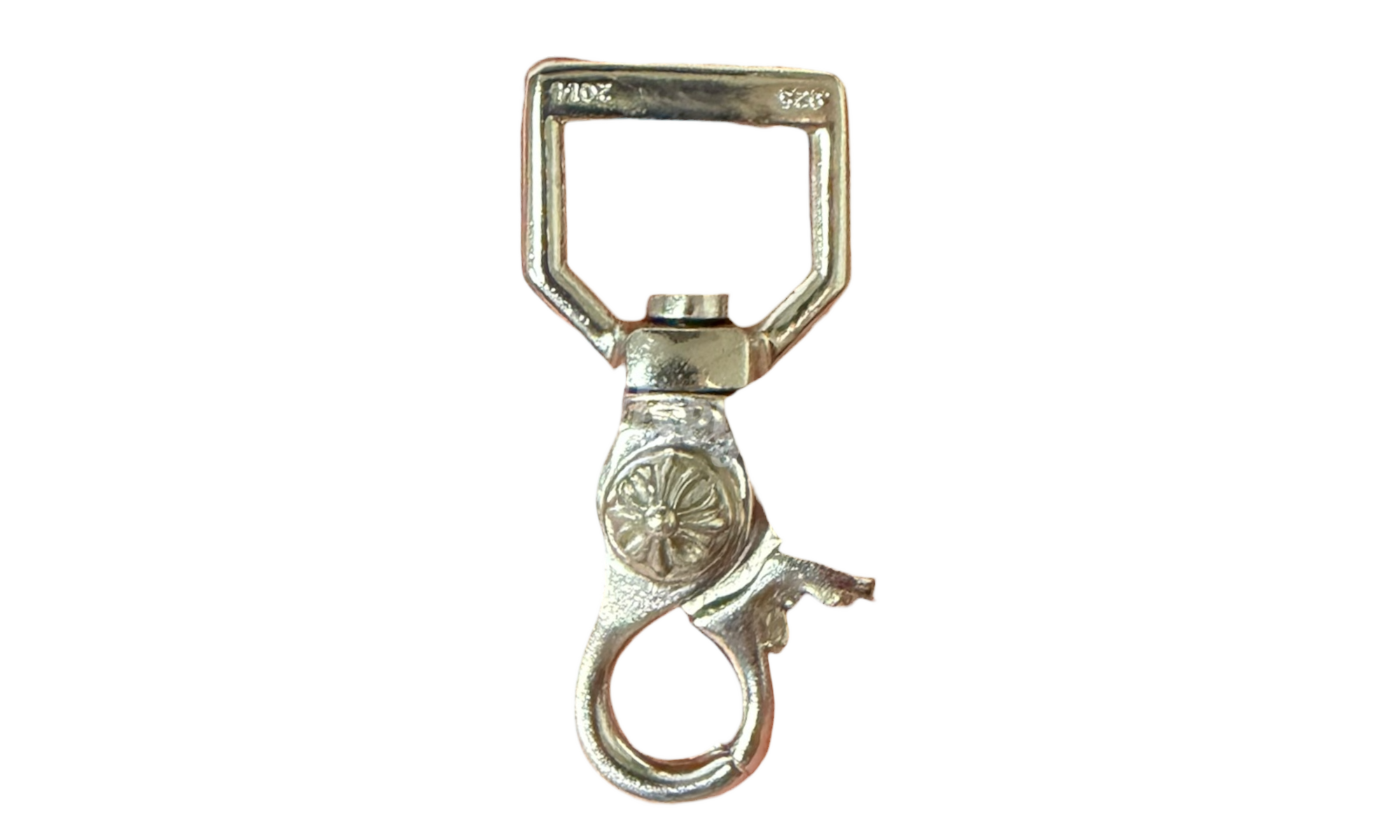 Chrome Hearts Silver Snap Hook Keychain Clasp (PreOwned)