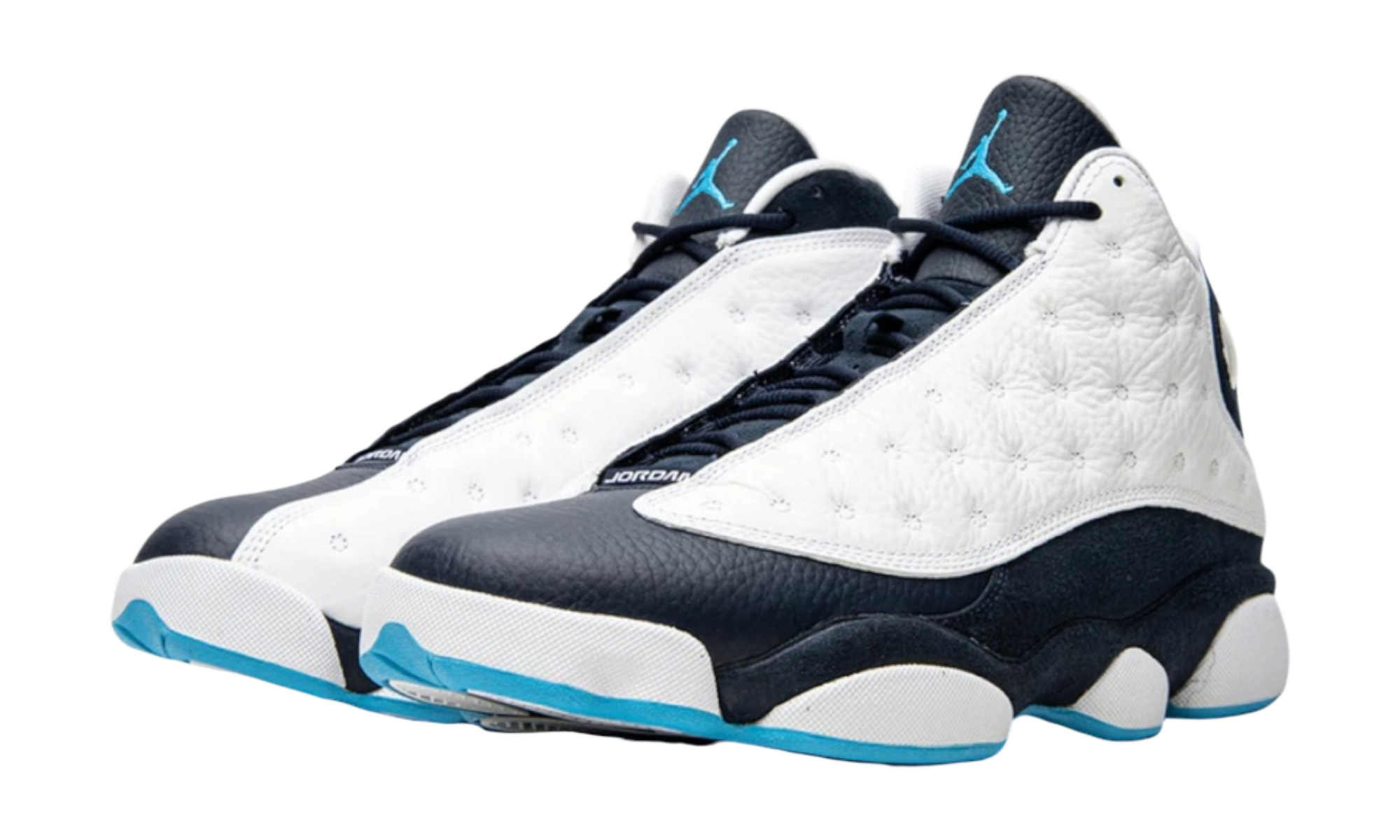 Jordan 13 Retro Obsidian Powder Blue White
