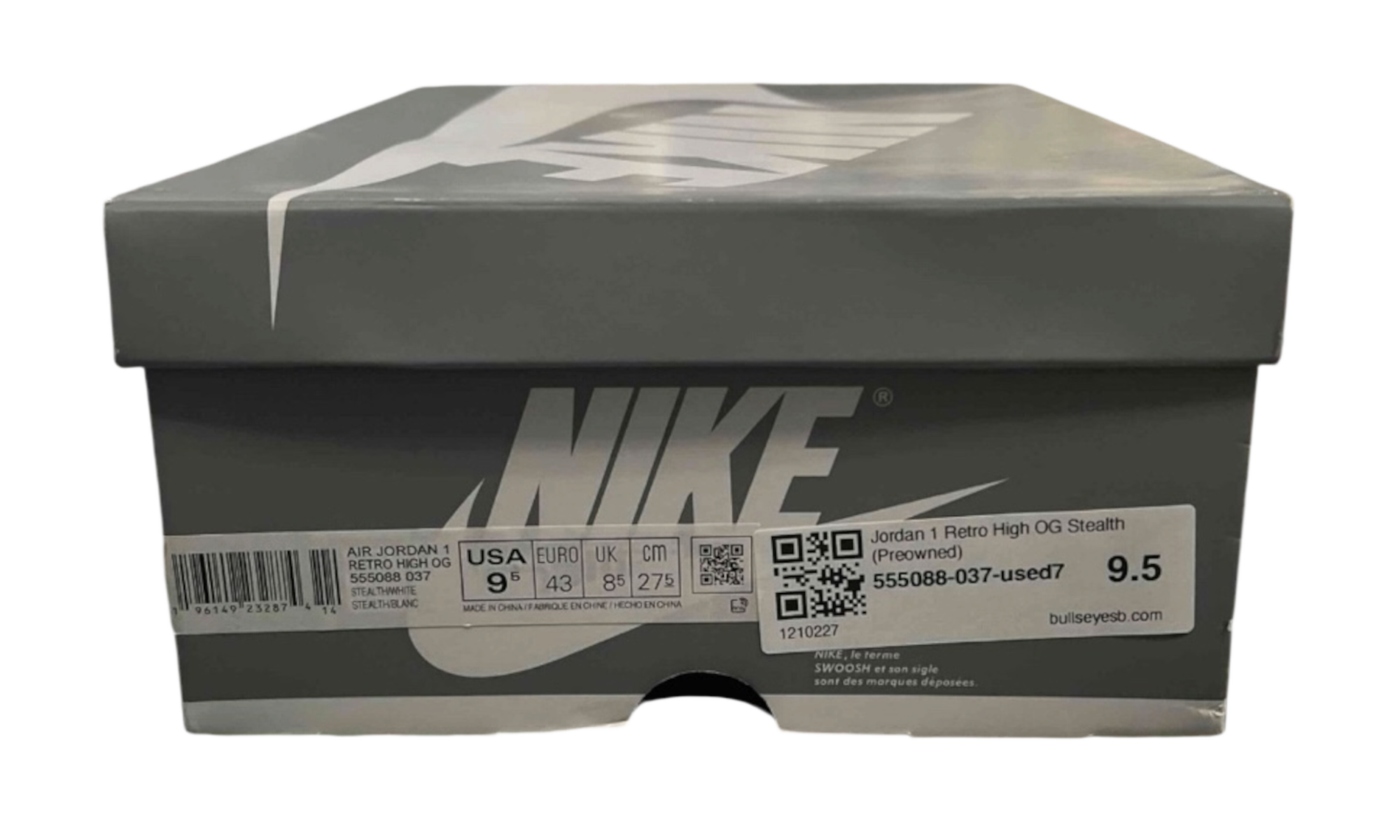 Jordan 1 Retro High OG Stealth (Preowned)