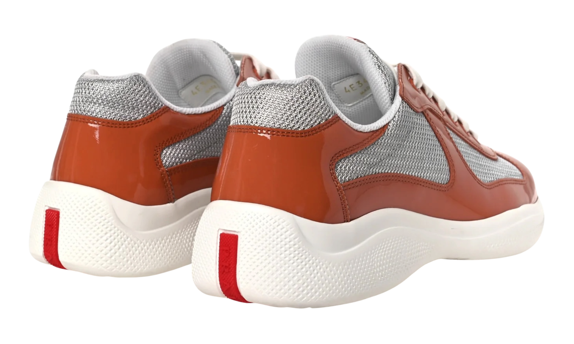 PRADA Nespola Argento American Cup Sneakers