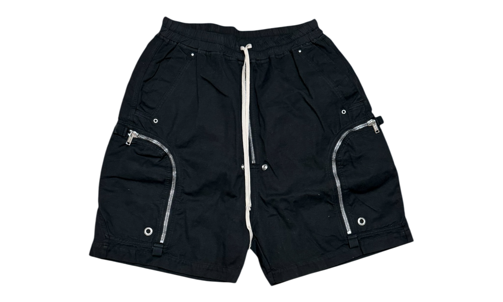 希少 RICK OWENS BAUHAUS POD BLACK WAX 48 Rick Owens Bauhaus Black Pod Shorts