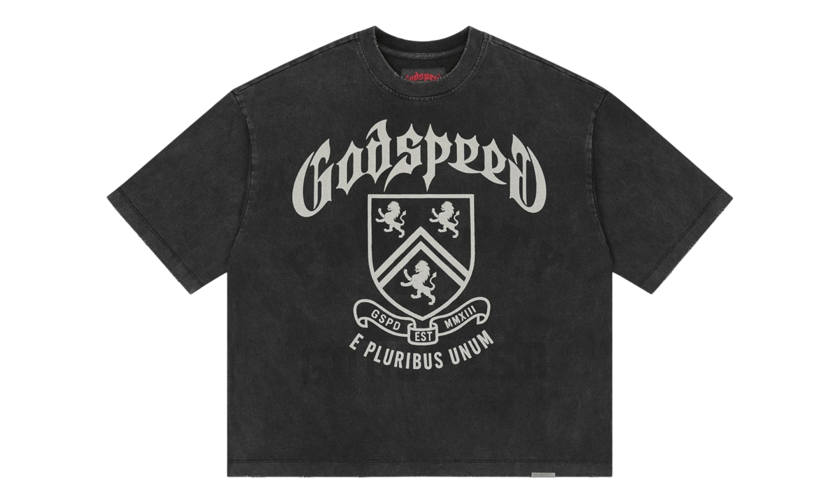 Godspeed Collegiate Black T-Shirt