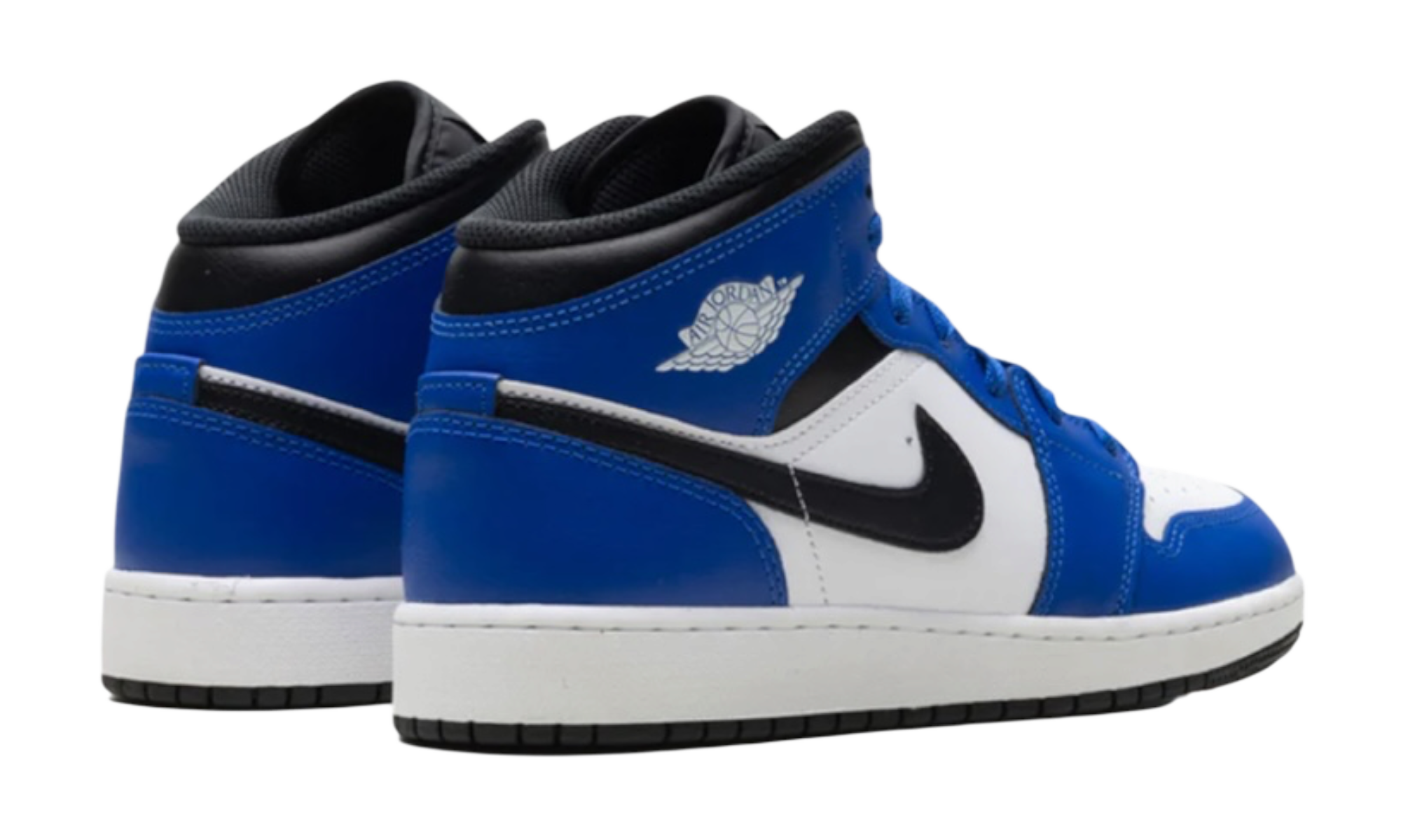 Jordan 1 Mid Game Royal White Black (GS)
