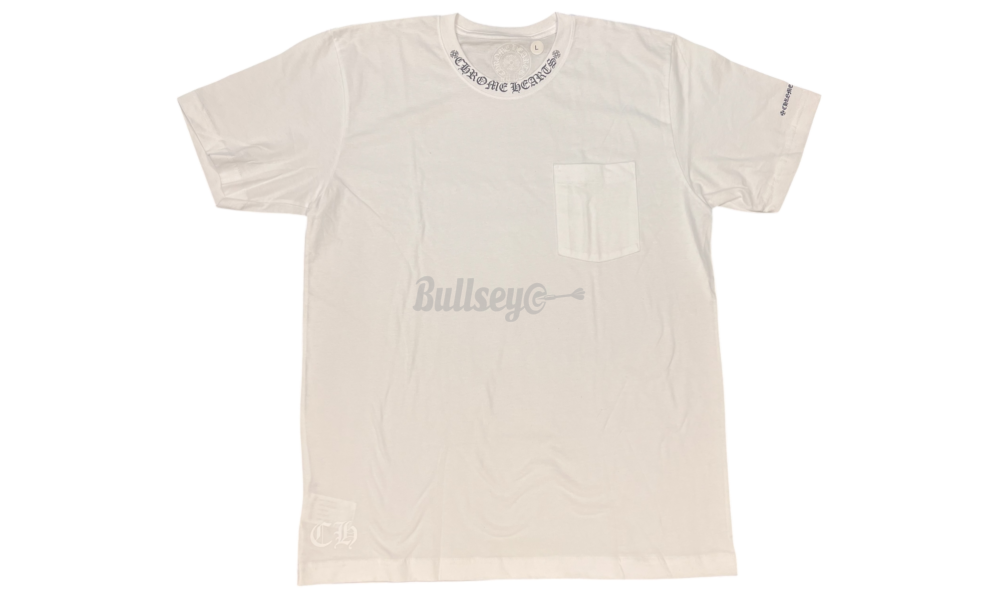 Chrome Hearts Neck Letters White T-Shirt