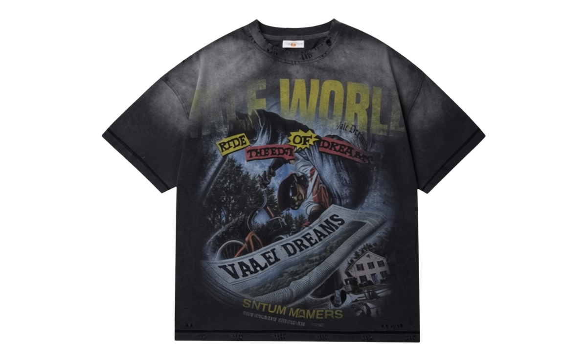 Vale Forever Newpaper Black T-Shirt