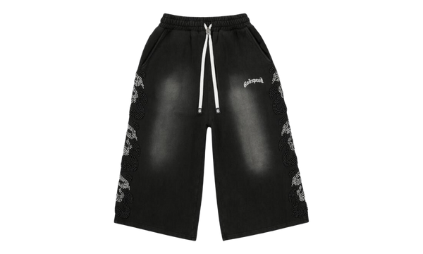 Godspeed Nior Studded 3QTR Black Shorts