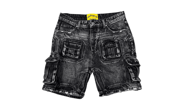 Godspeed Octagon Cargo Denim Black Shorts (PreOwned)