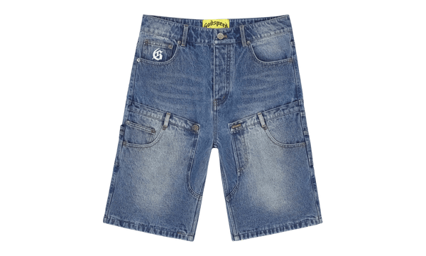 Godspeed Twin Panel Blue Denim Shorts