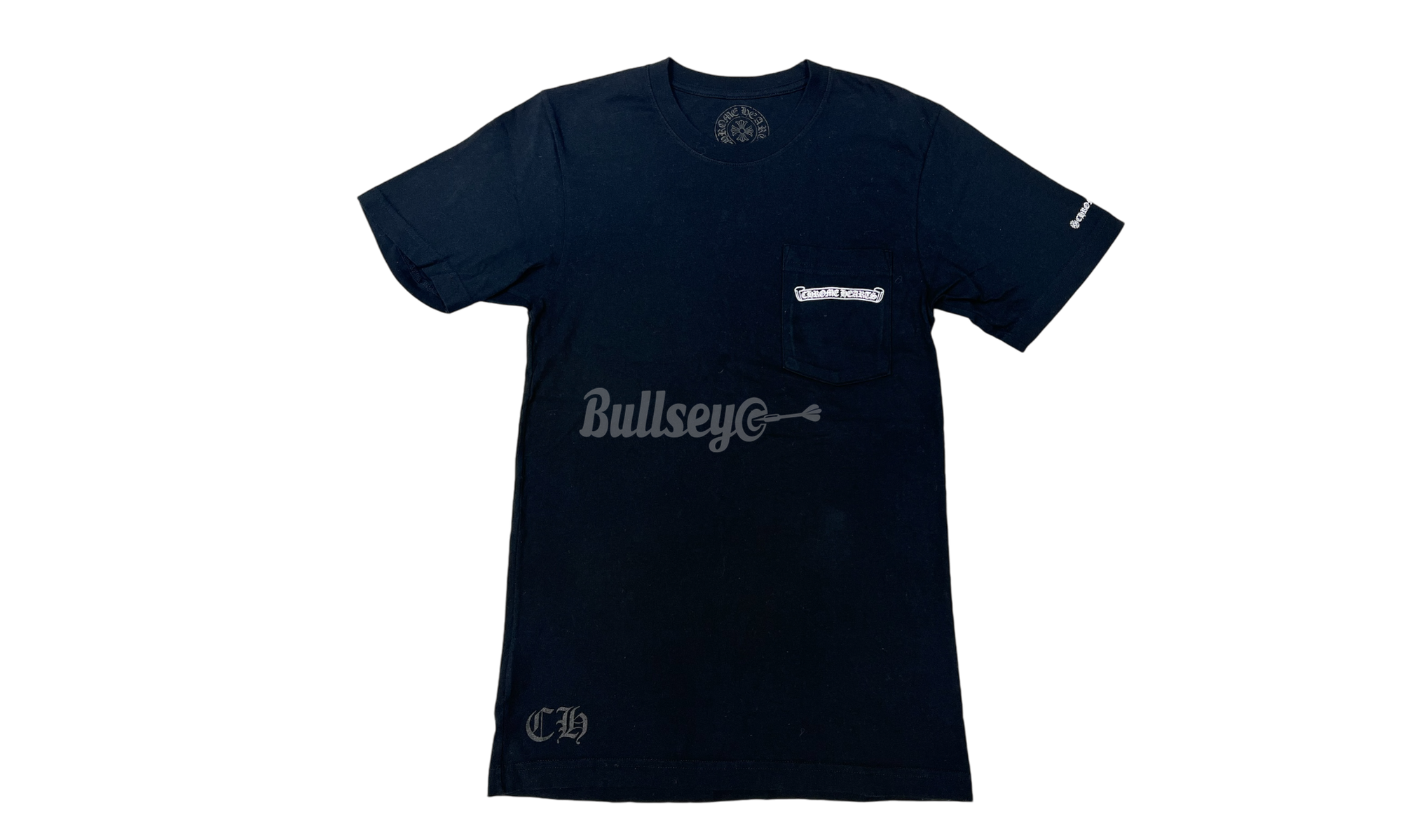 Chrome Hearts Scroll Label Black T-Shirt