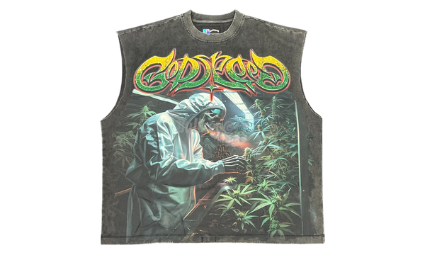 Godspeed 420 Indoor VVS Washed Grey Sleeveless T-Shirt