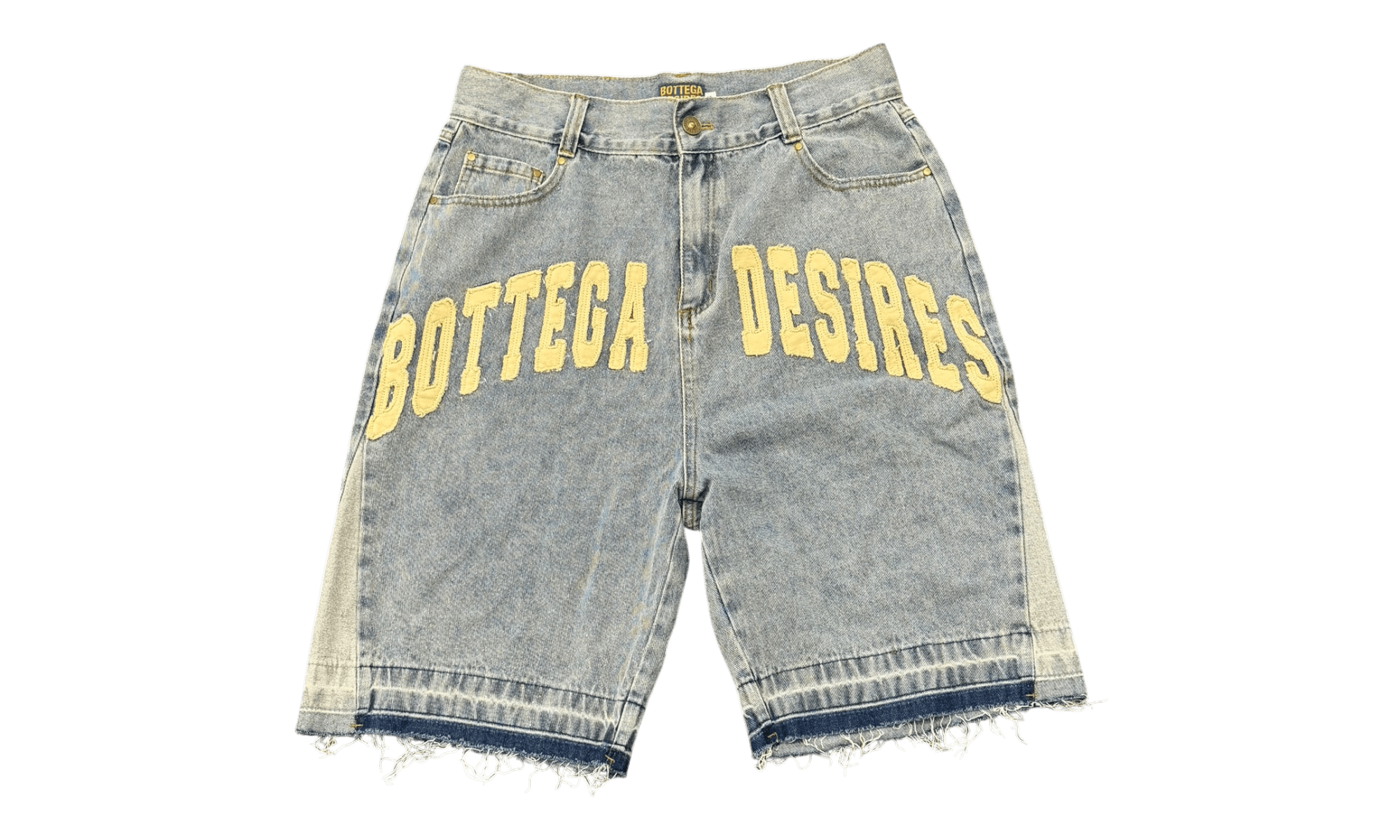 Bottega Desires Denim Blue Shorts (PreOwned)