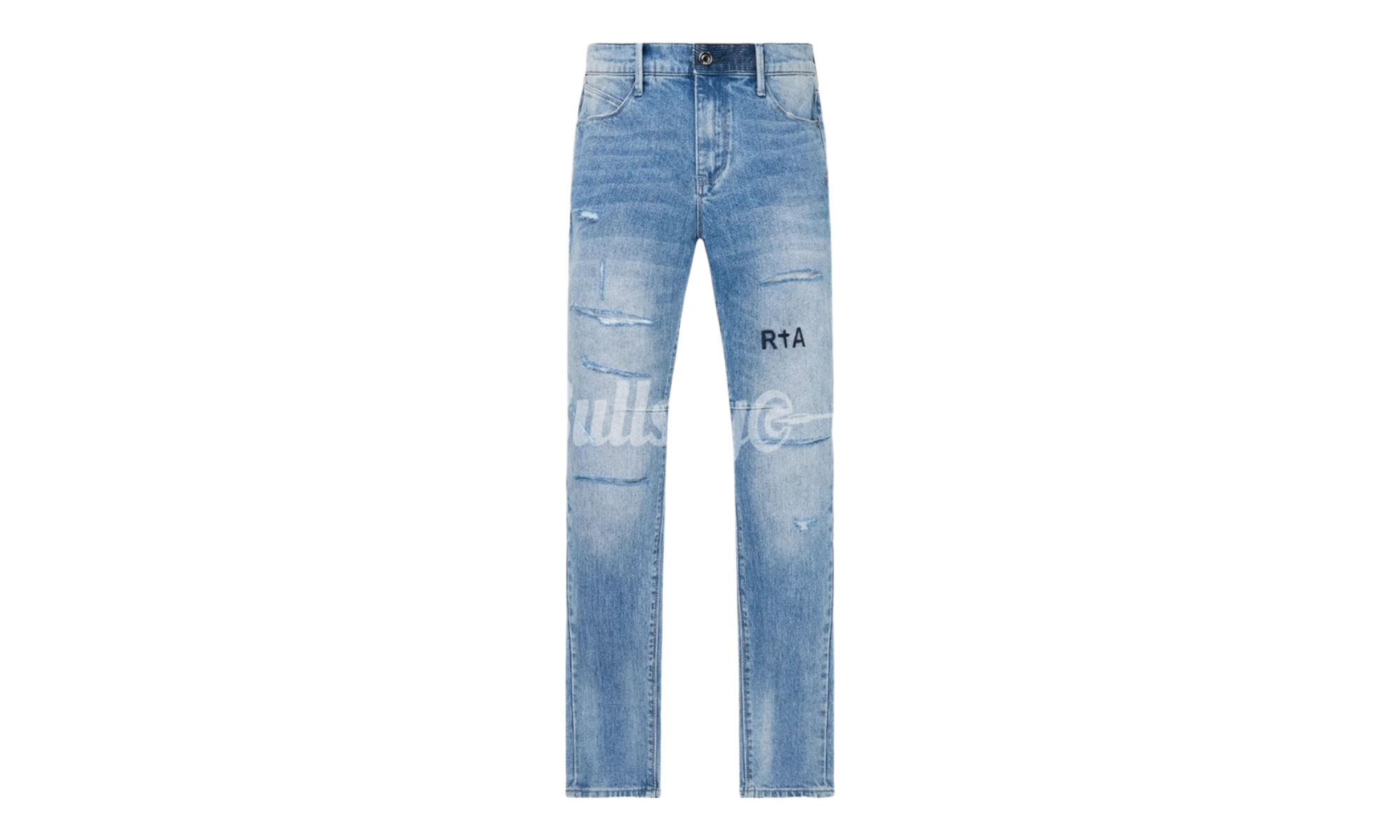 RTA Bryant Distressed Vintage Light Blue Skinny Jeans