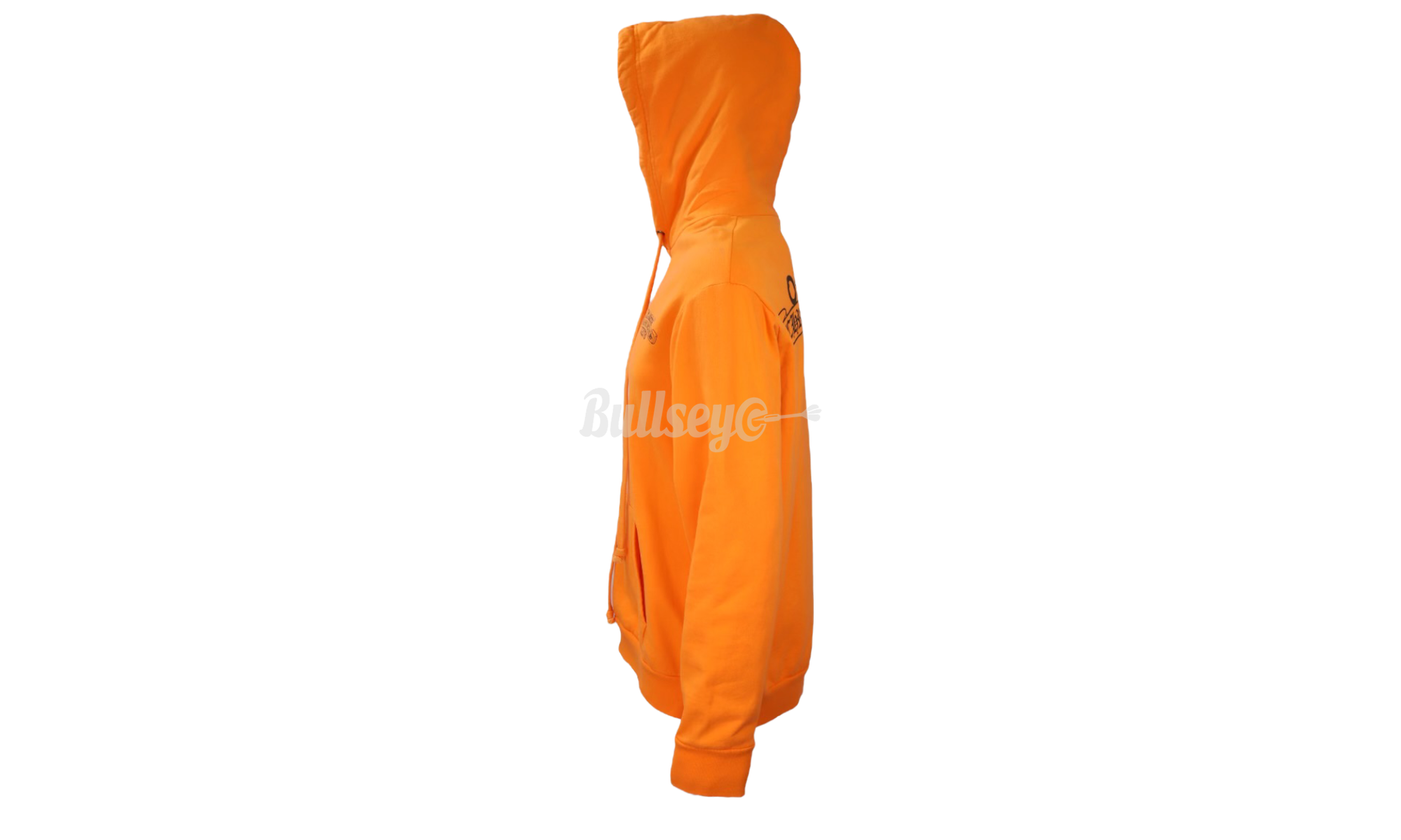 Chrome Hearts x Off-White Scroll Orange Hoodie