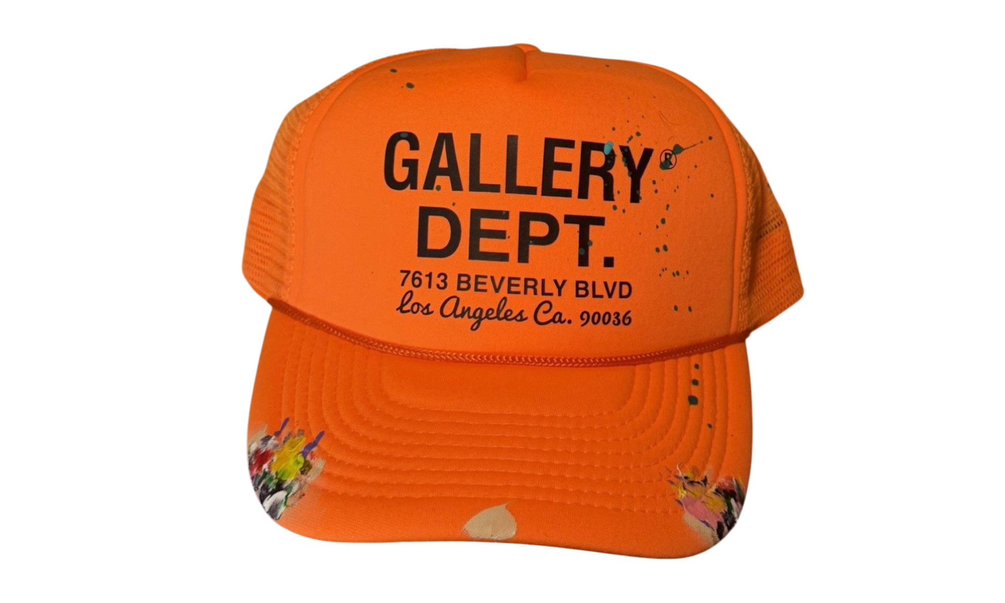 Gallery Dept Orange Paint Splatter Hat