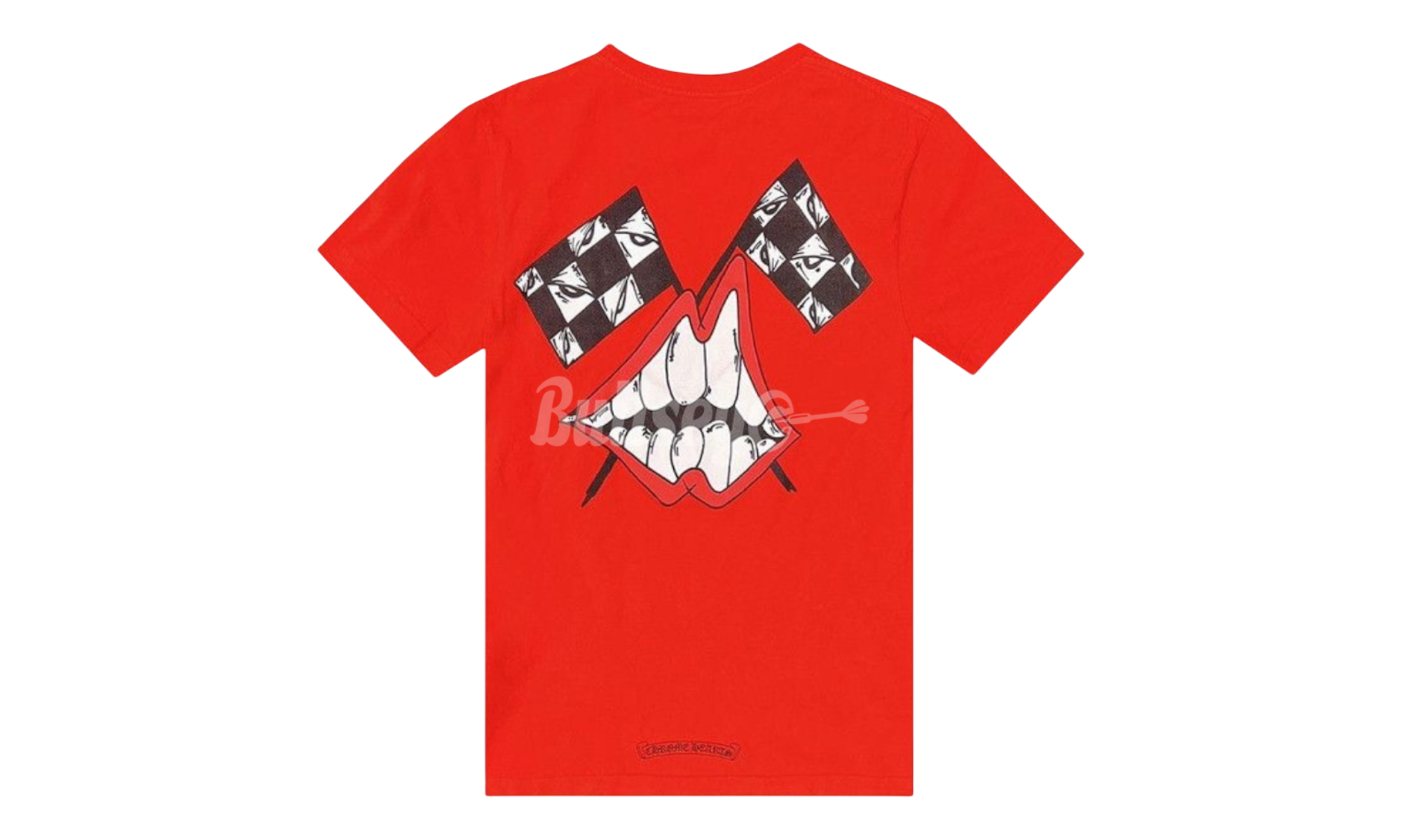 Chrome Hearts Chomper Flag Red T-Shirt