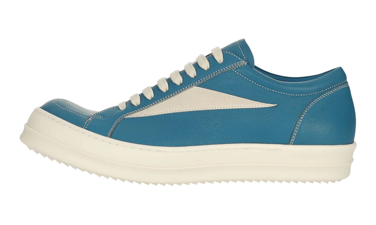 Rick Owens Mainline Vintage Low Blue Sneakers
