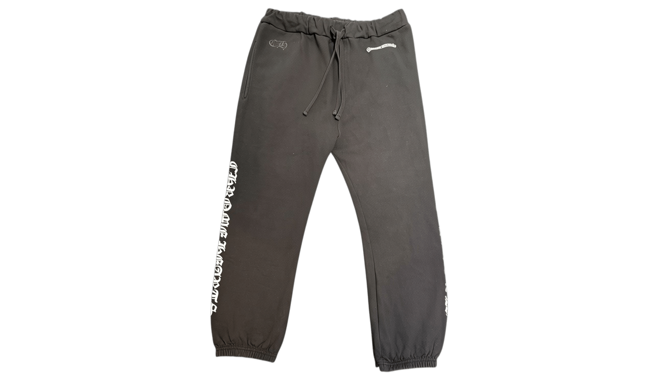 Chrome Hearts Scroll Script Black Sweatpants (PreOwned)