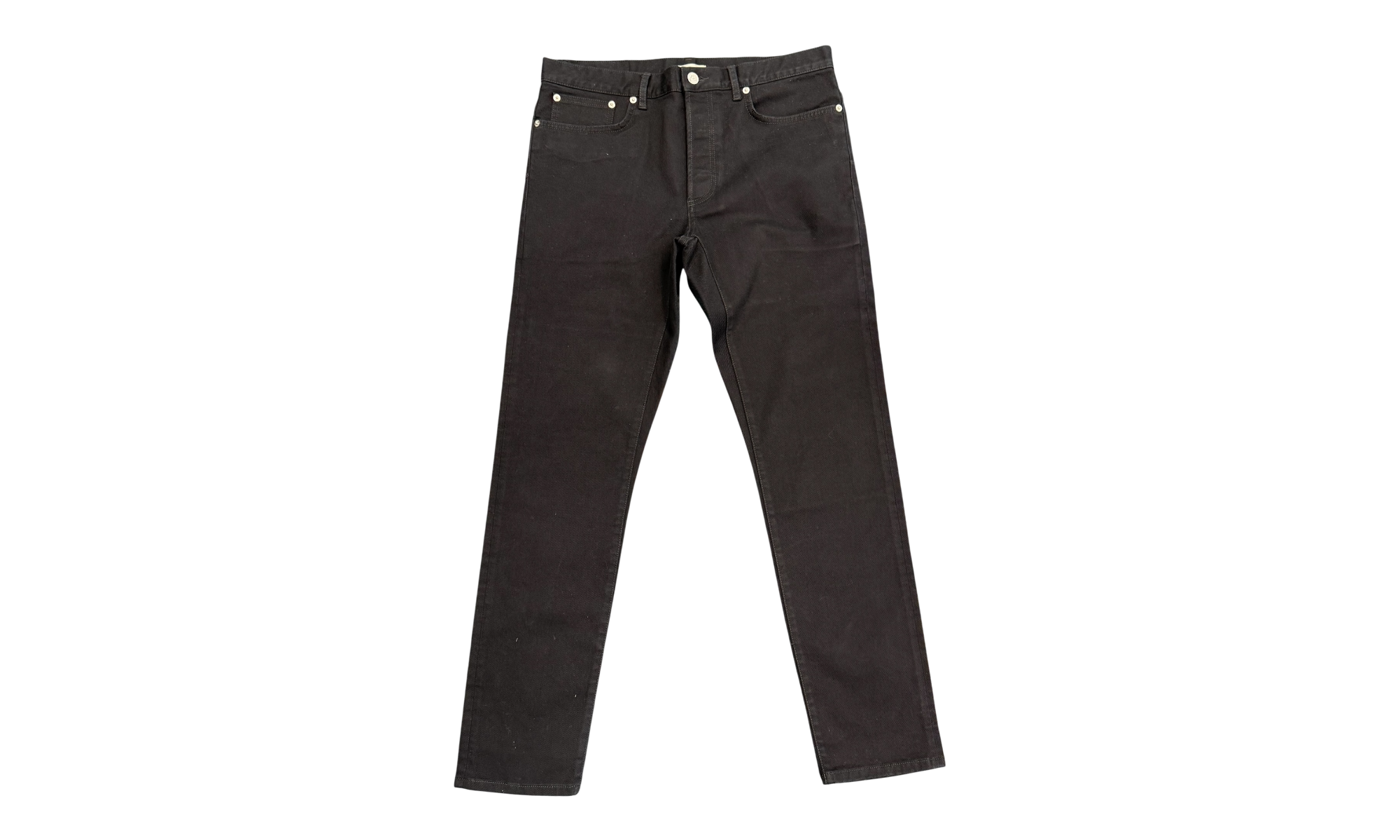 Dior Long Slim-Fit Jeans Black Cotton Denim (Preowned)