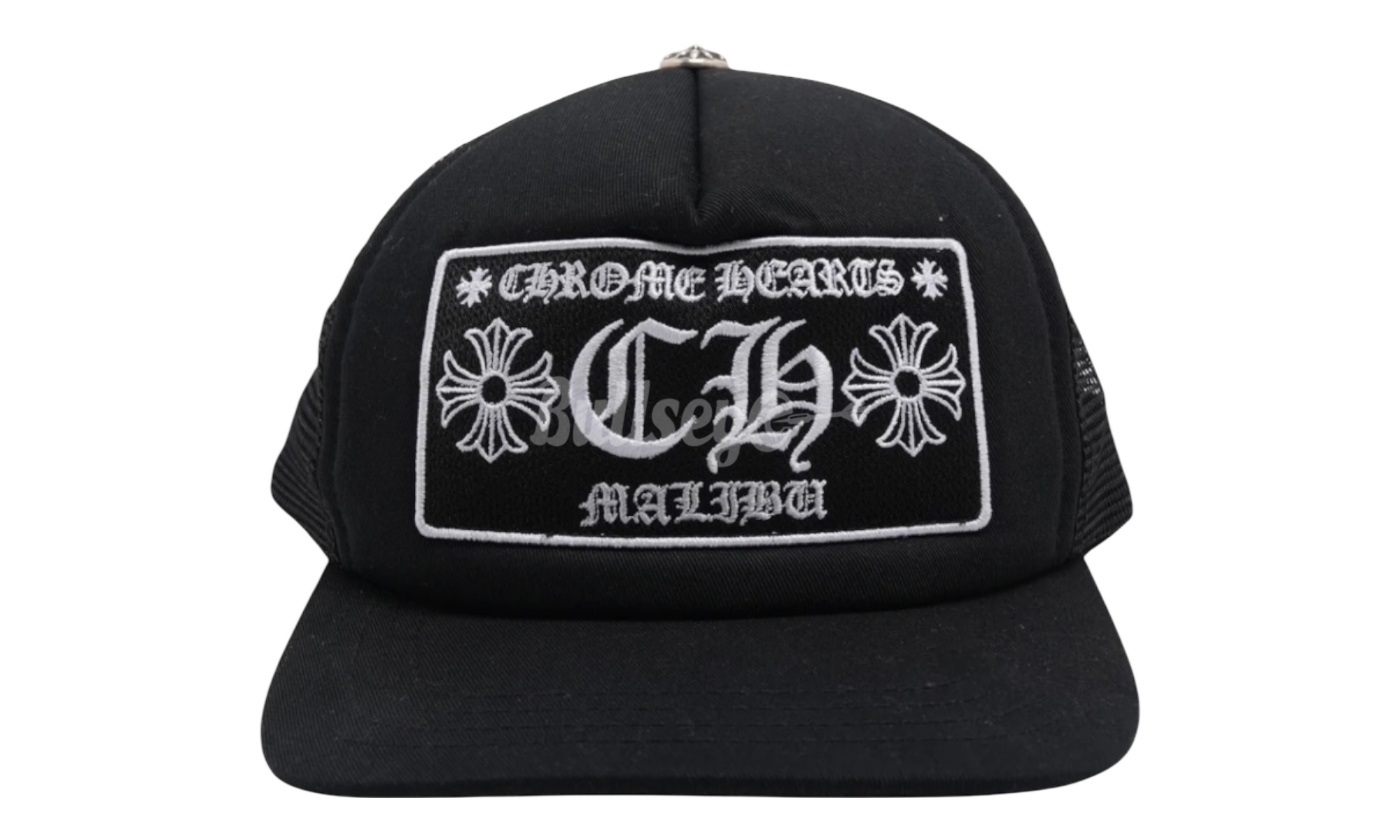 Chrome Hearts Malibu Black Trucker Hat