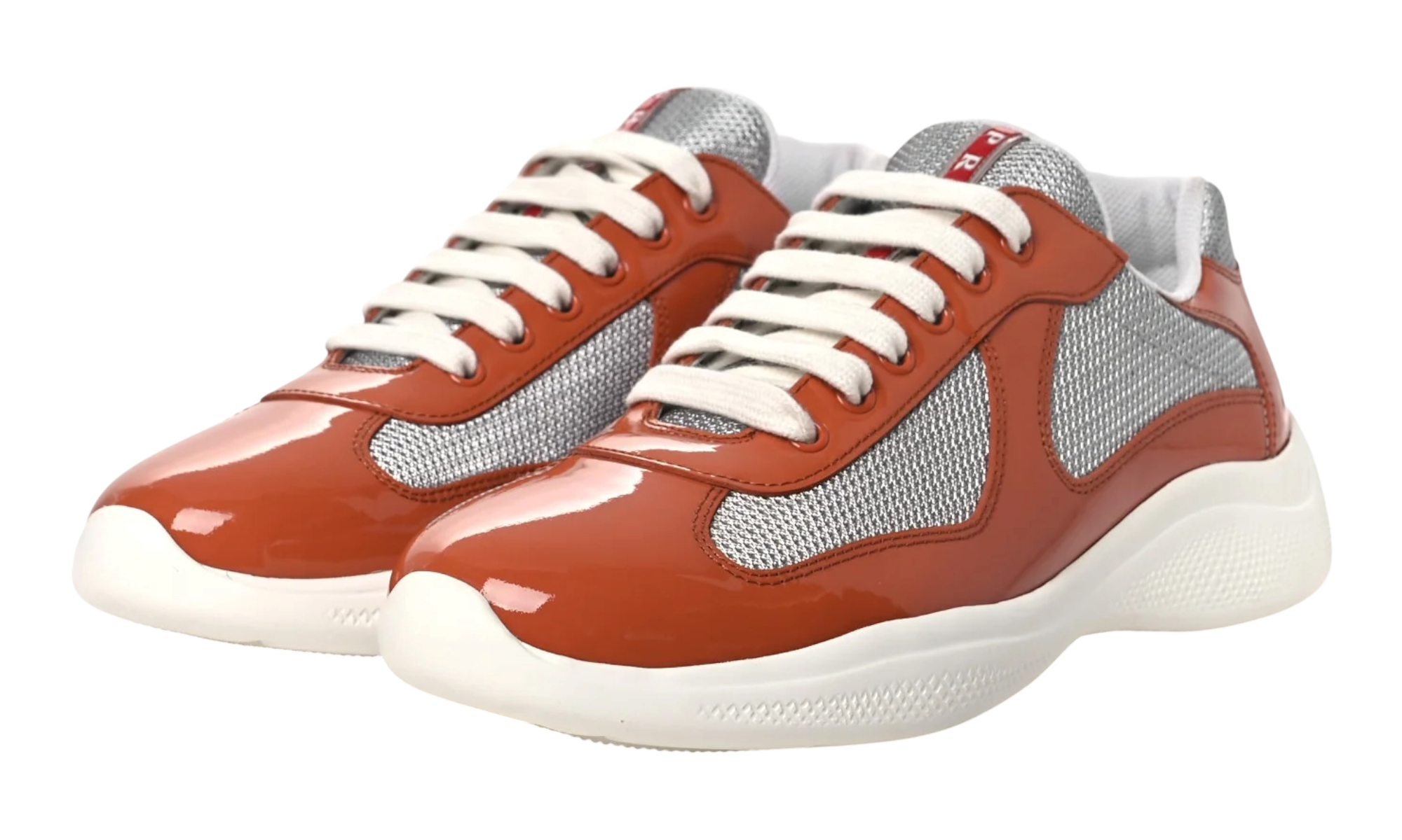 PRADA Nespola Argento American Cup Sneakers