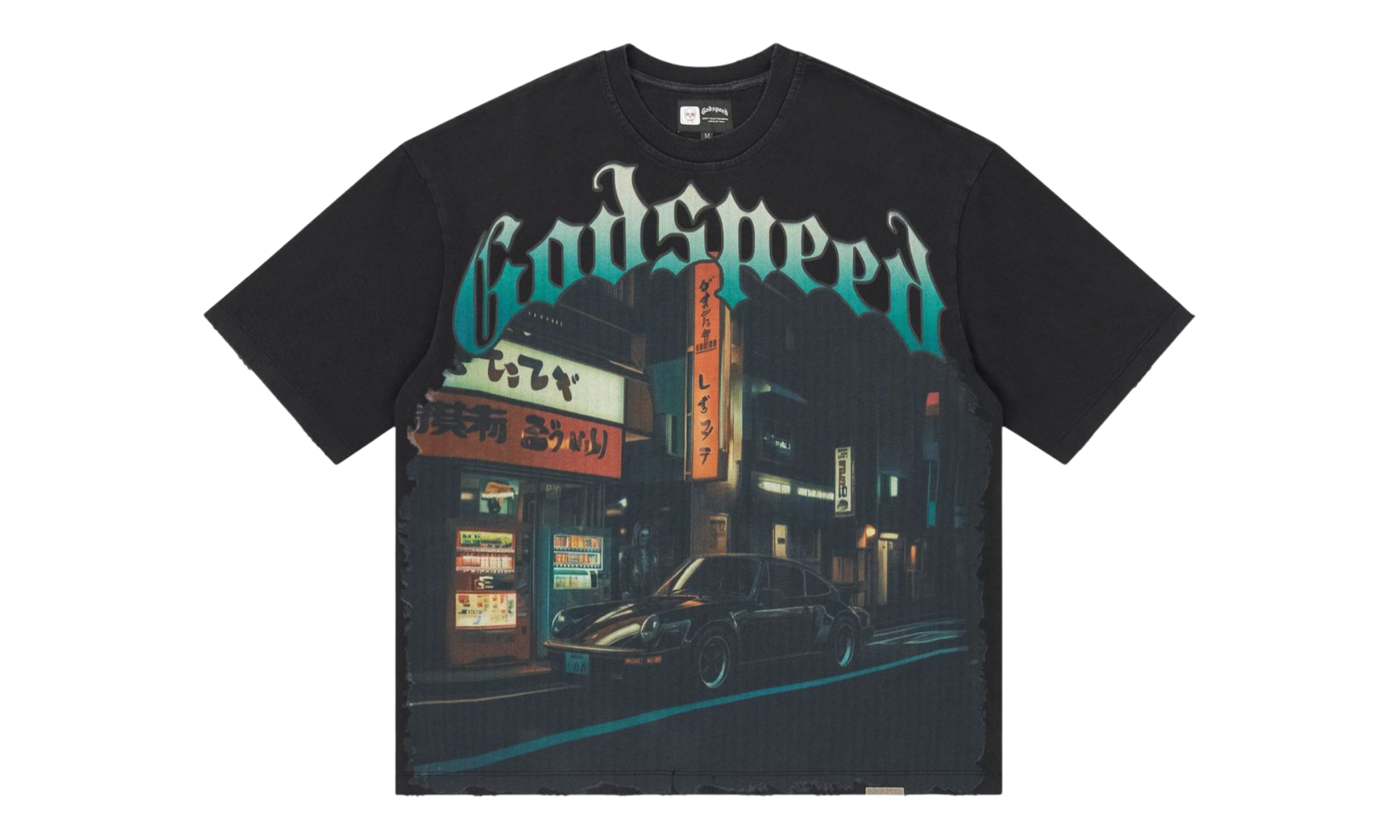 Godspeed Pitstop Tokyo Black T-Shirt