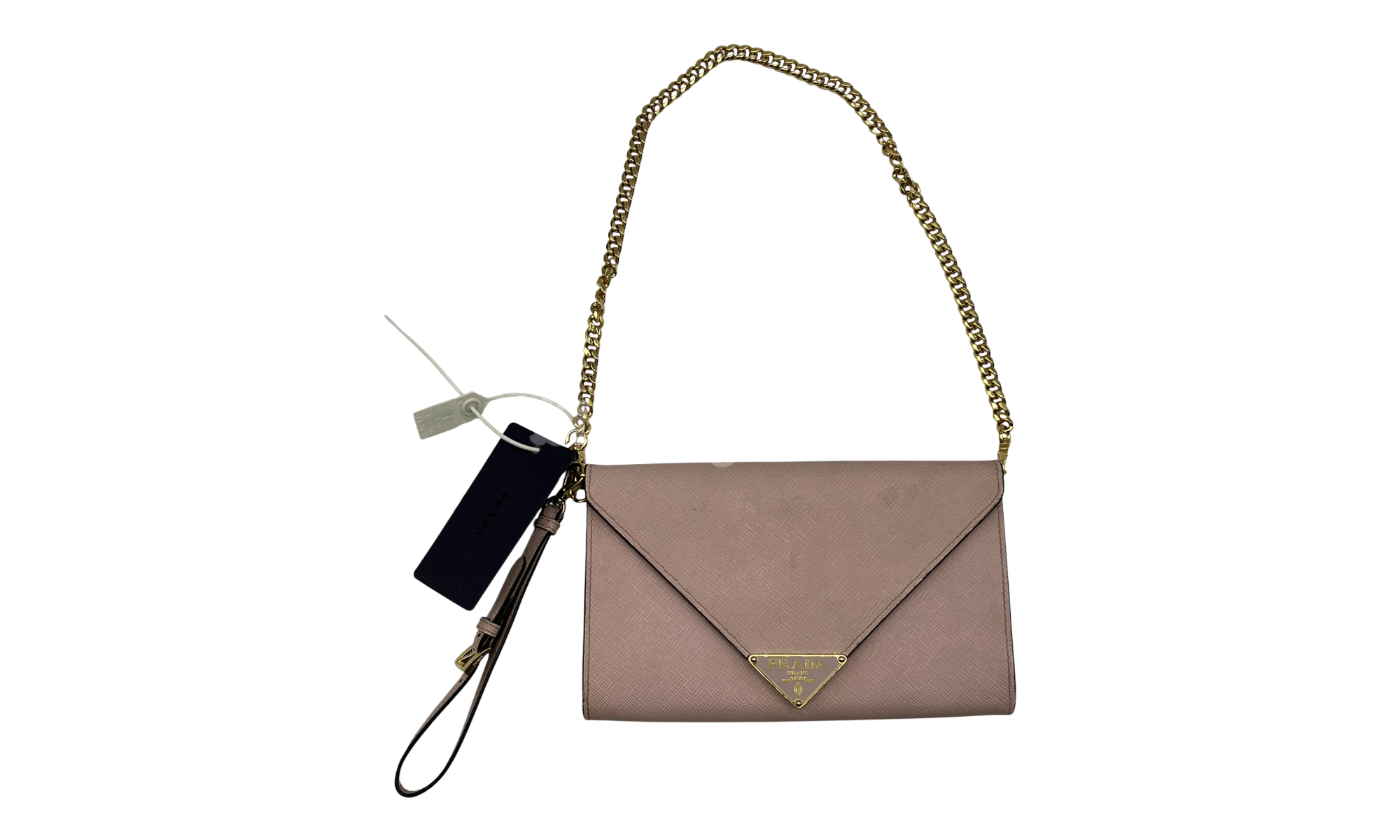 Prada Mini Saffiano Pink Leather Bag (PreOwned)