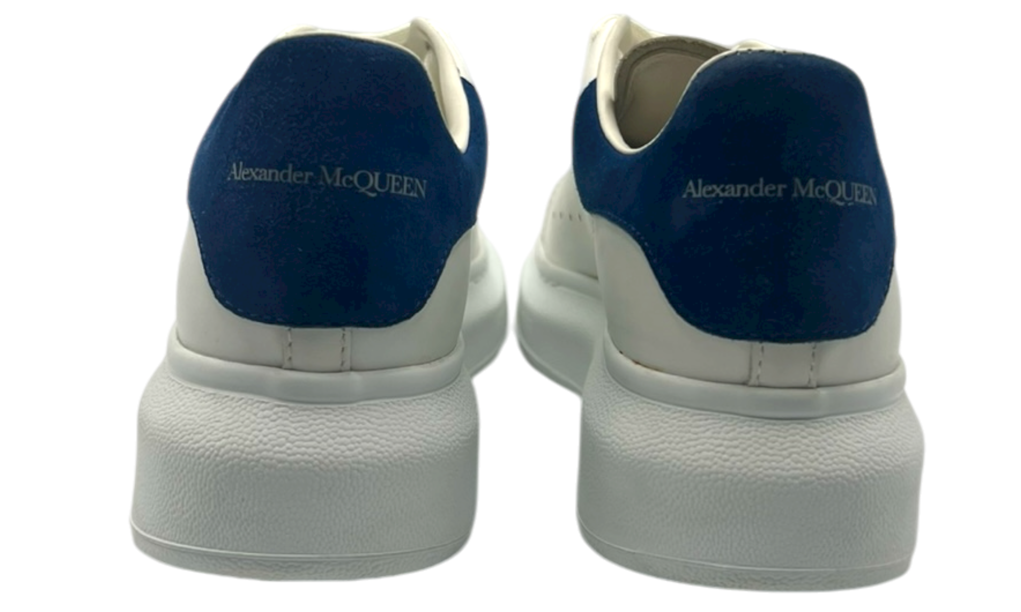 Alexander McQueen Oversized "Paris Blue" Sneakers (PreOwned) (No Box)
