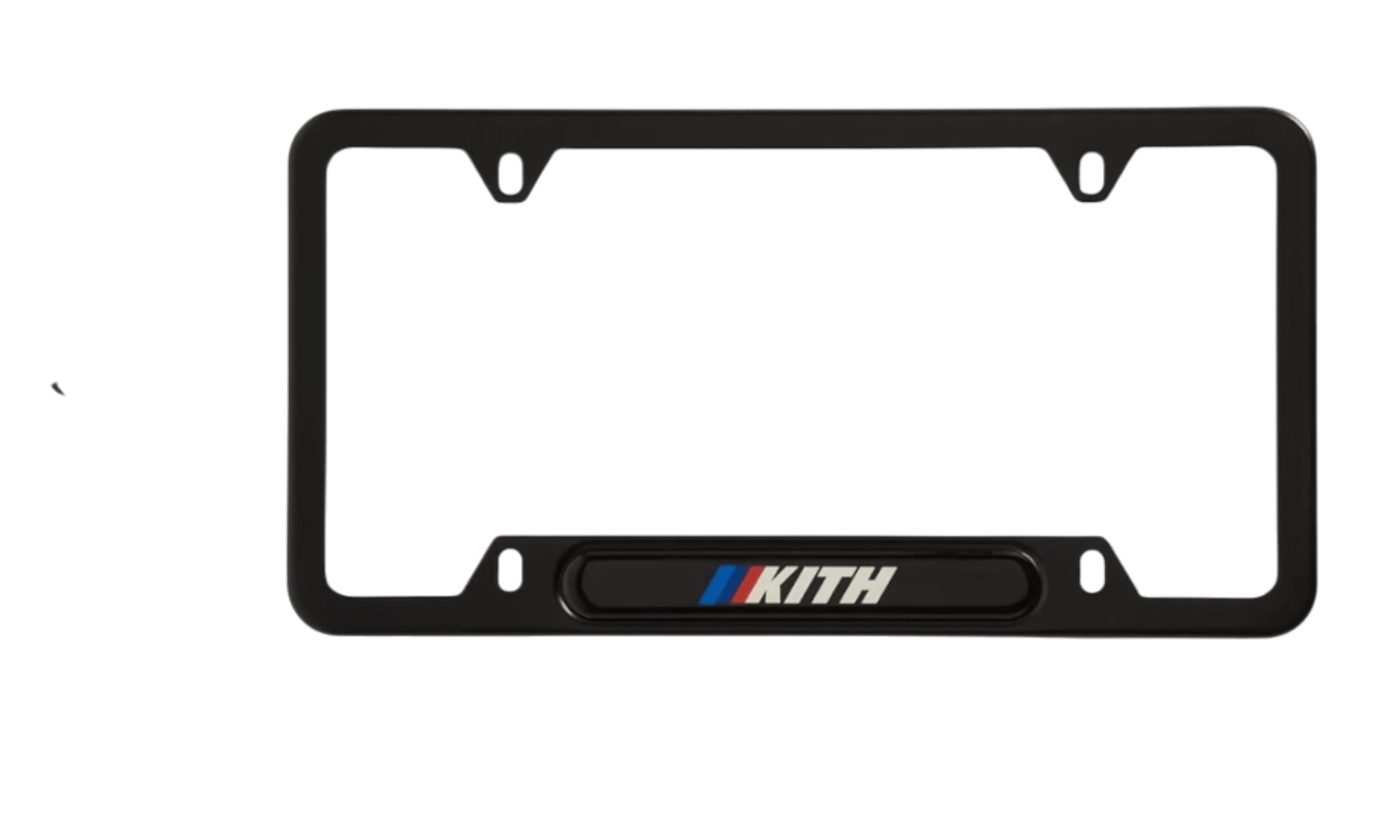 Kith x BMW Black License Plate Holder