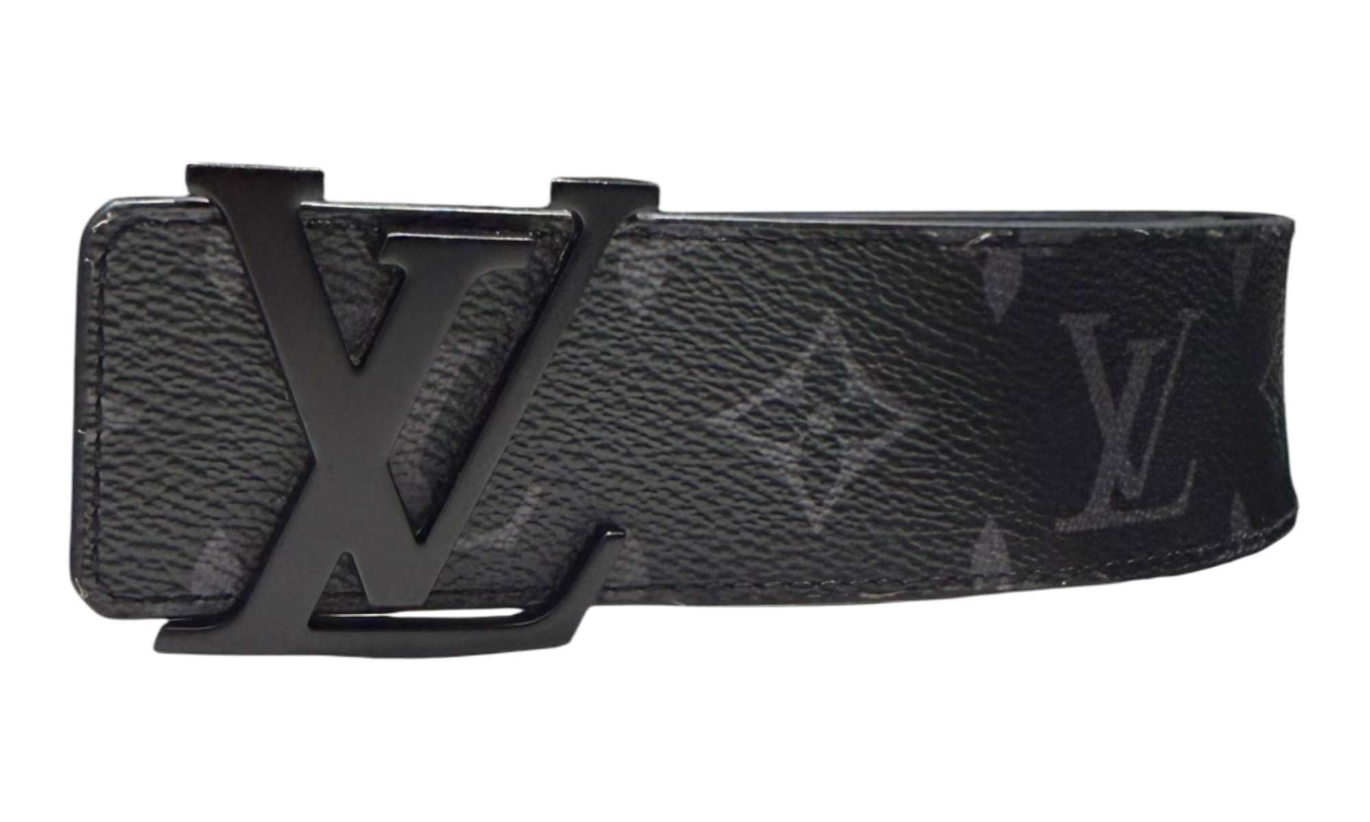 Louis Vuitton initiales 40mm Matte Black Belt (Preowned)
