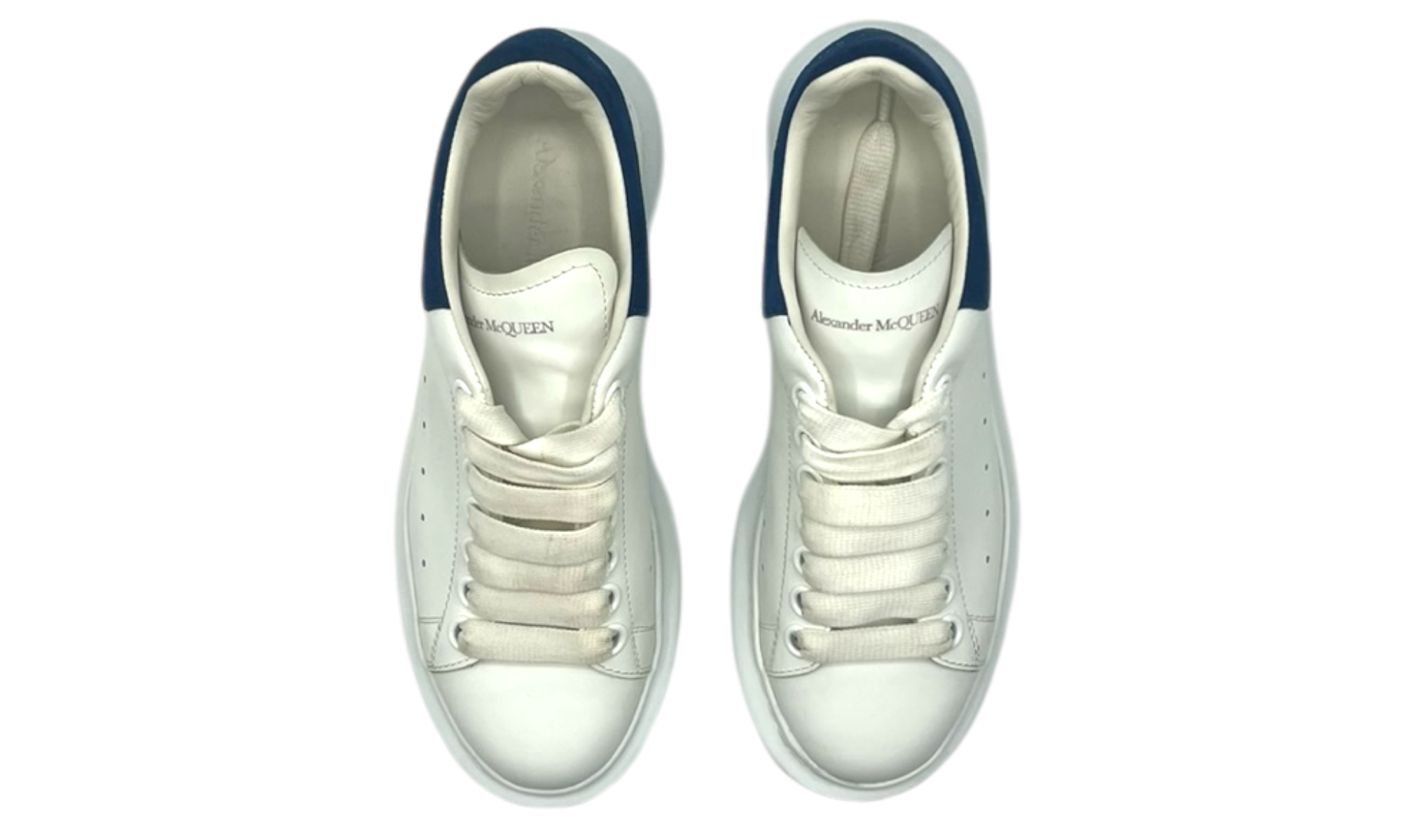 Alexander McQueen Oversized "Paris Blue" Sneakers (PreOwned) (No Box)