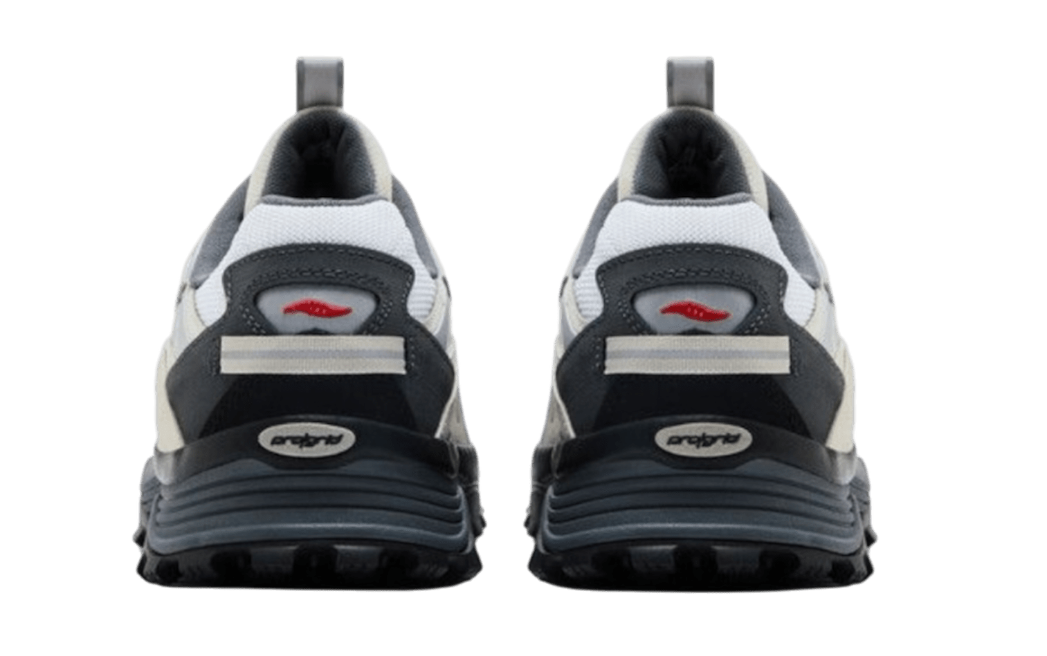 Saucony Grid Aura X Grey Pack White