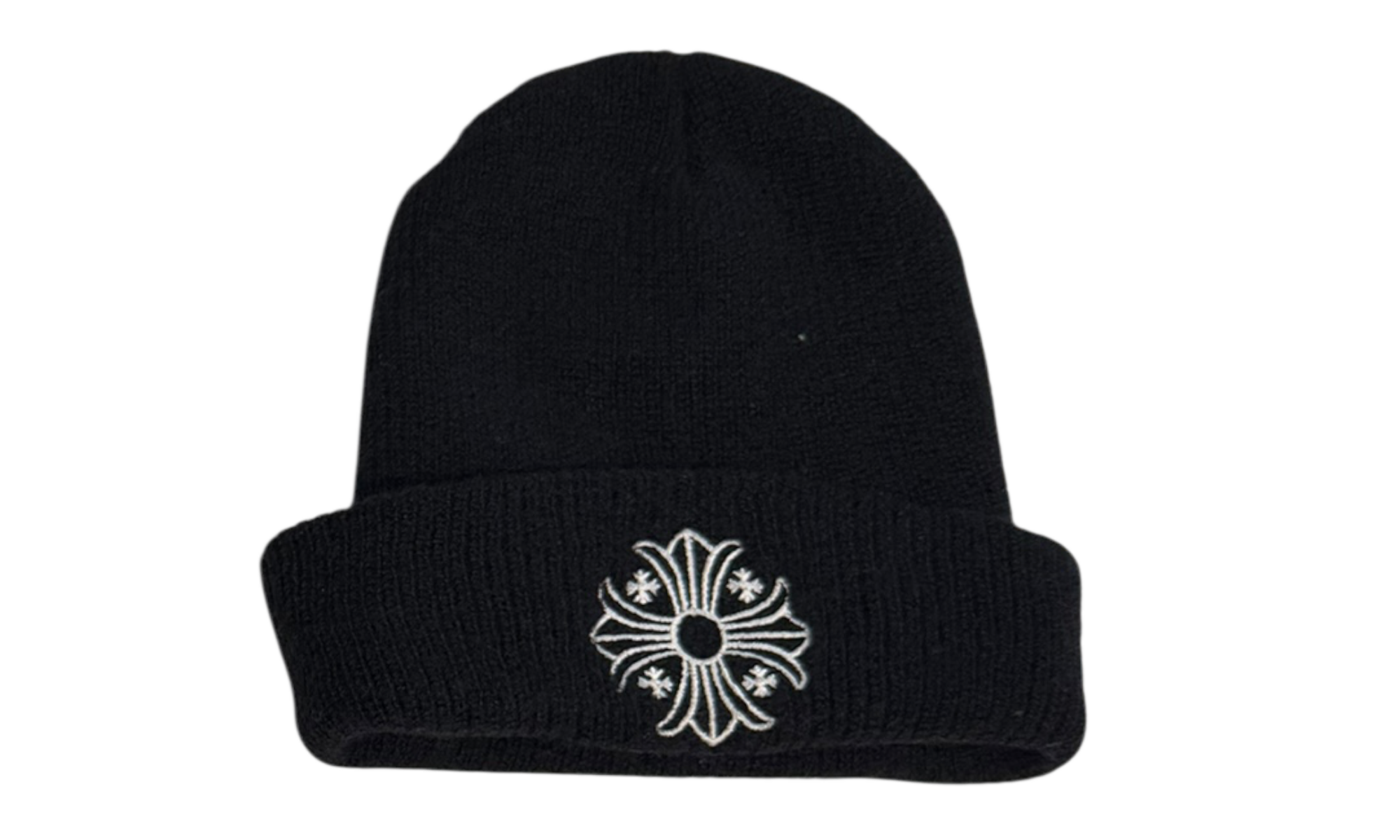 Chrome Hearts Cross Fuck You Black Beanie