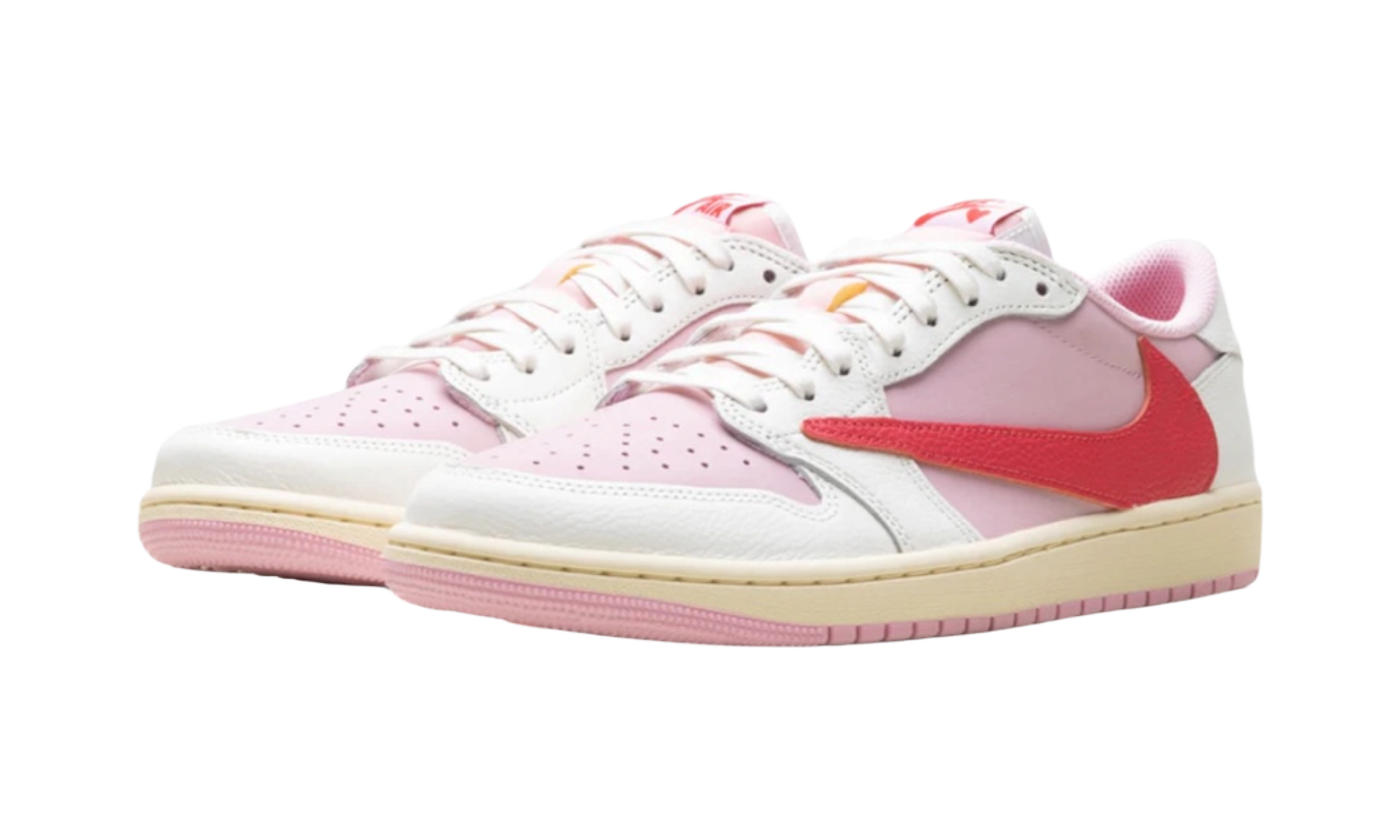 Jordan 1 Retro Low OG SP Travis Scott Sail Tropical Pink