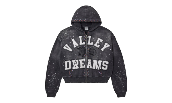 Vale Forever Classico Zip Up Hoodie Black