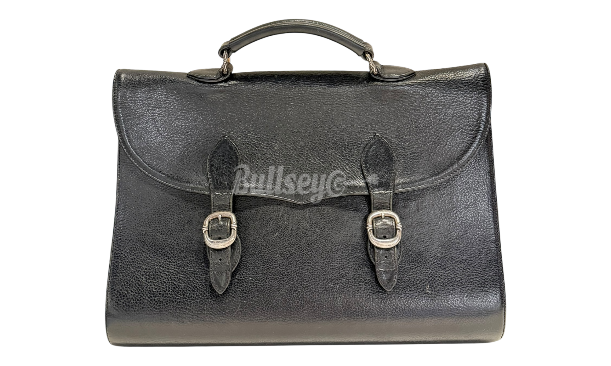 Chrome Hearts Gunslinger Briefcase Black Leather (PreOwned)