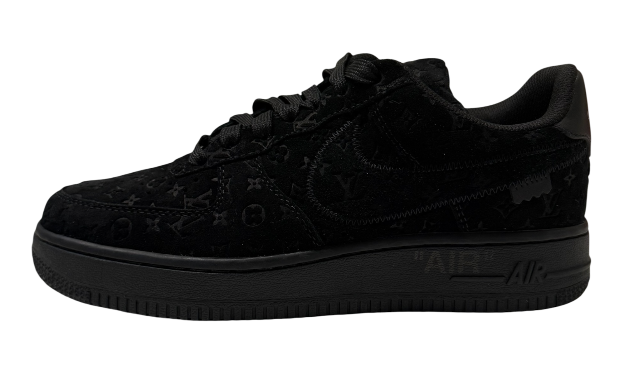 Louis Vuitton Nike Air Force 1 Low By Virgil Abloh Black (Preowned)