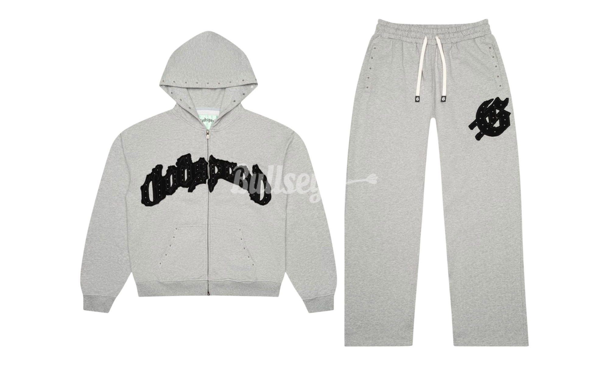 Godspeed Symmetric Studded Grey/Black Sweatsuit