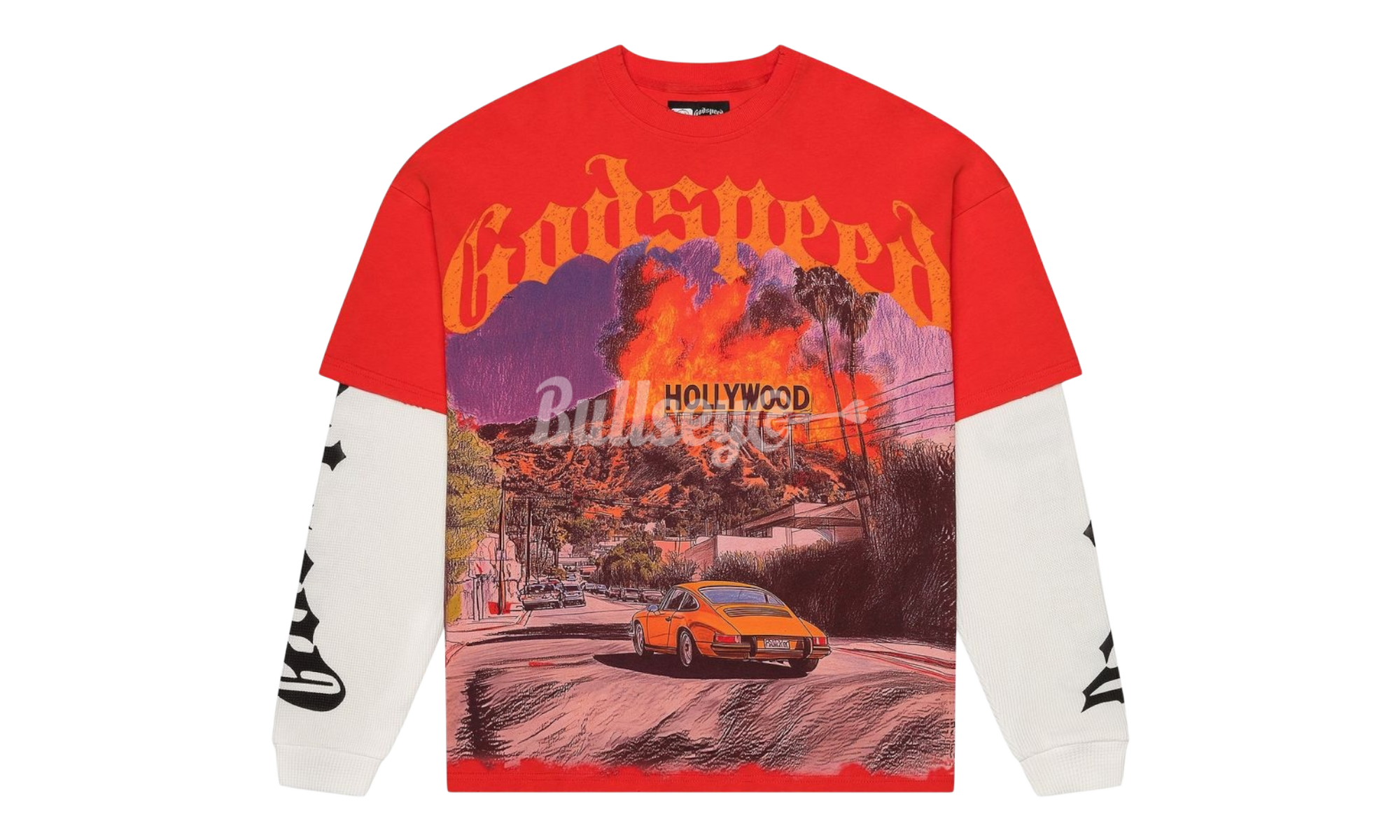 Godspeed Los Scandalous Red Layered Longsleeve T-Shirt