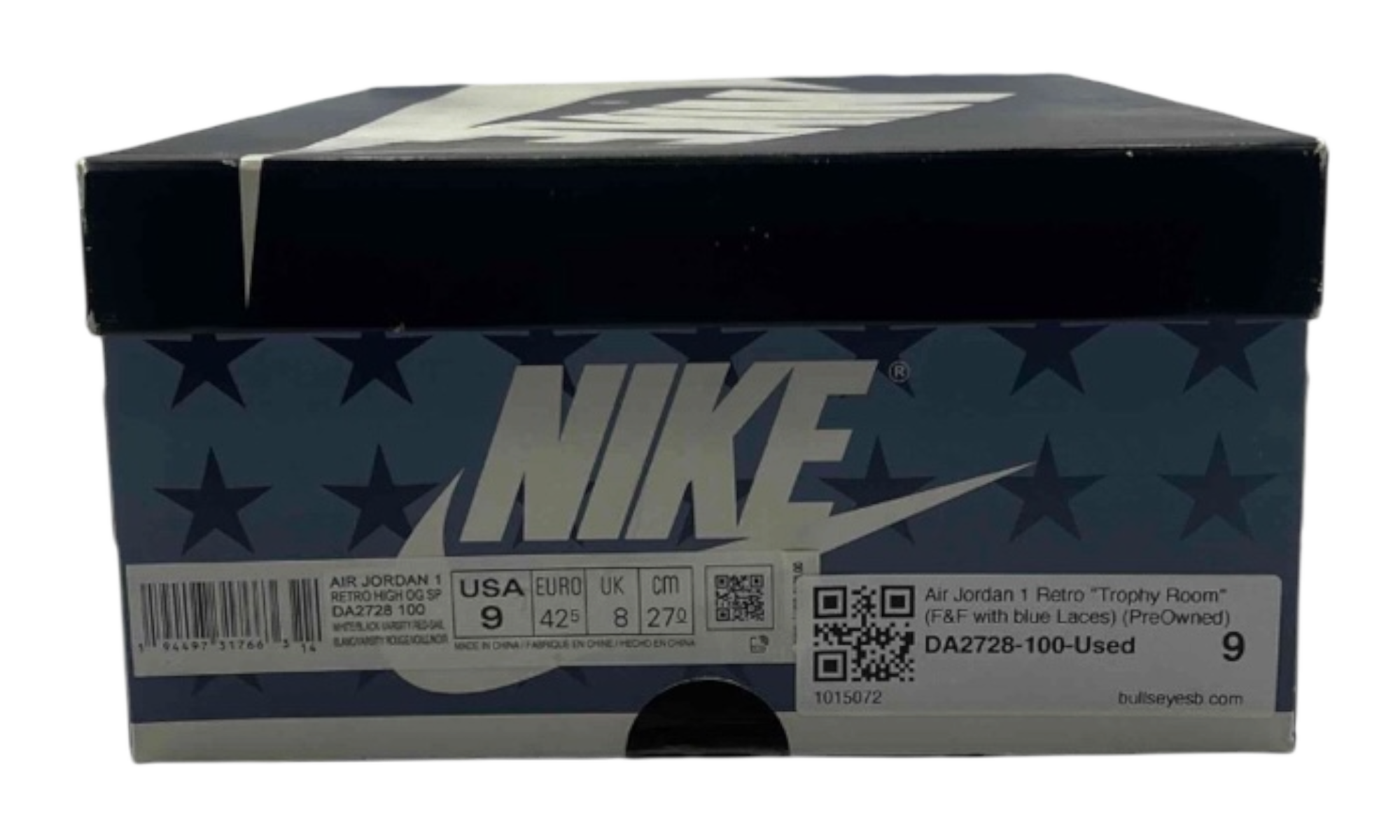 Air Jordan 1 Retro "Trophy Room" (F&F with blue Laces) (PreOwned)