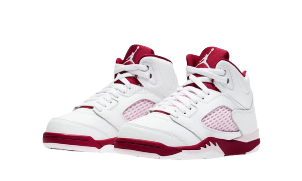 Air Jordan versions 5 Retro "White Pink Red" PS - Urlfreeze Sneakers Sale Online