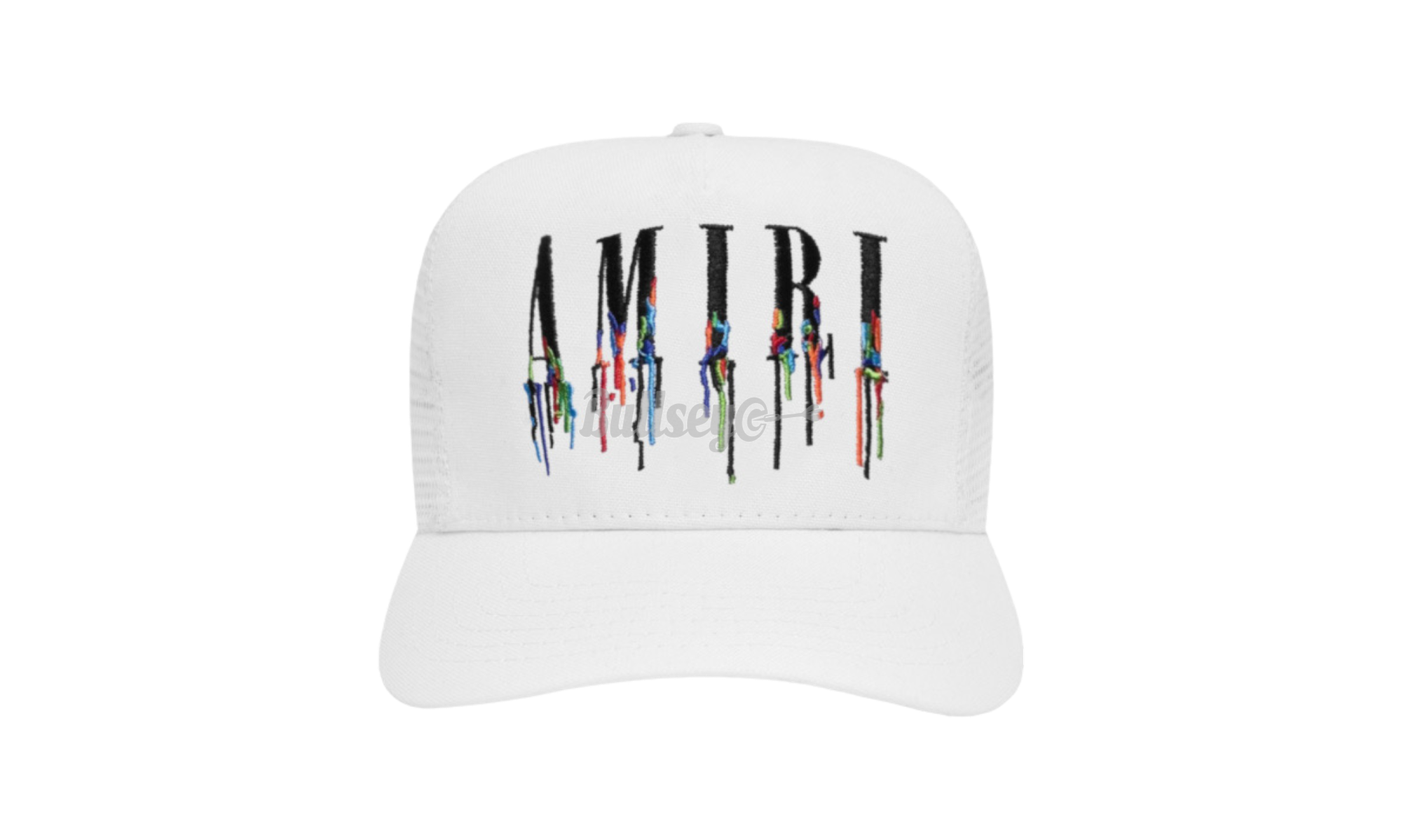 Amiri Black Embroidered Paint Drip Core Logo Hoodie