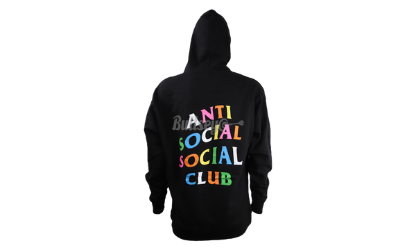 Anti-Social Club "Frenzy" Black Hoodie-old school adidas jumpsuits for women shoes