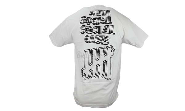 Anti-Social mid Undefeated White T-Shirt