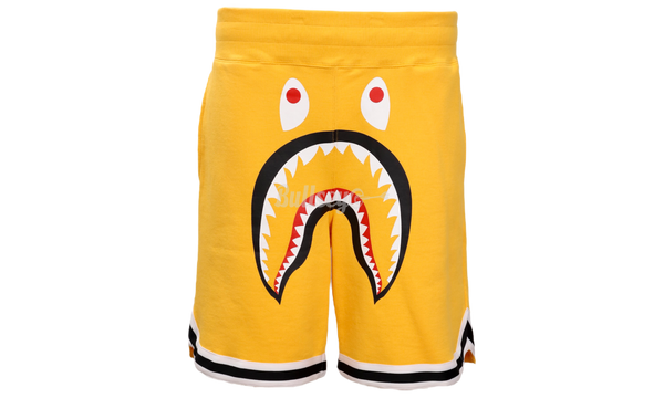 BAPE Yellow Basketball Sweat Shorts-Bullseye classics Sneaker Boutique