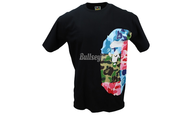 Bape ABC Crazy Camo Side Big Ape Head Black T-Shirt-Bullseye Sneaker Boutique
