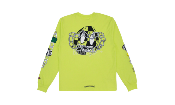 Chrome Hearts Matty Boy "Link" Lime Green Longsleeve T-Shirt-nike kyrie 7 ep copa
