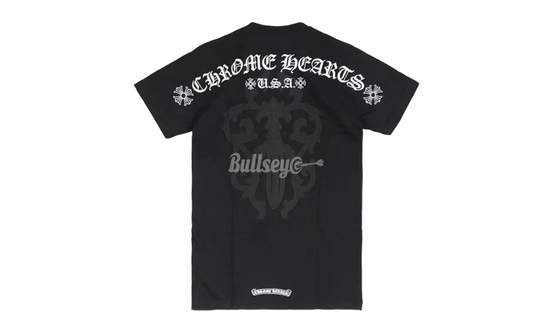 Chrome Hearts USA Dagger Black T-Shirt-Bullseye Sneaker Racer Boutique