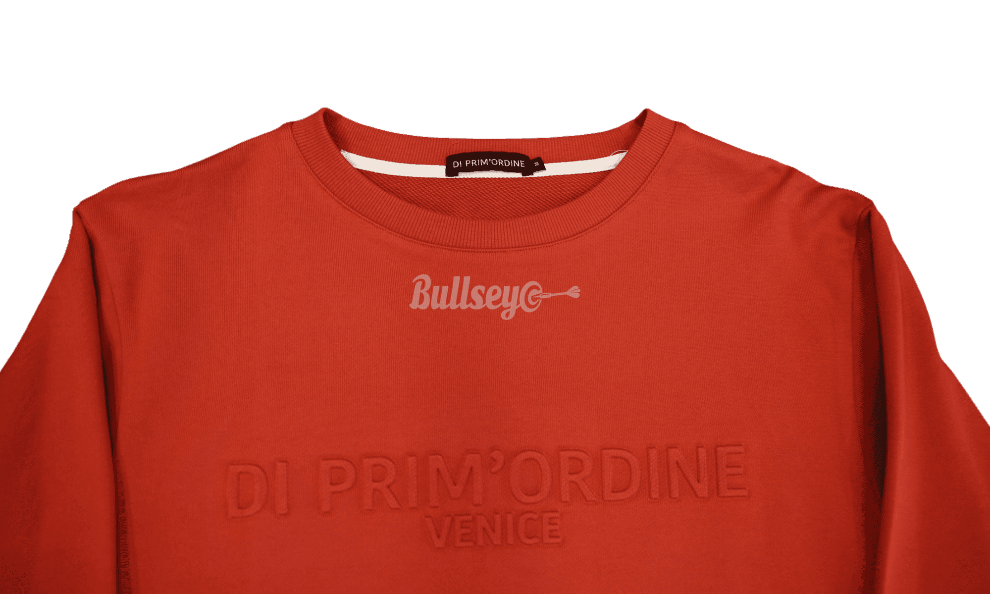 Di Prim'Ordine Neighborhood Hero Crewneck Rust Red - Bullseye Sneaker Boutique