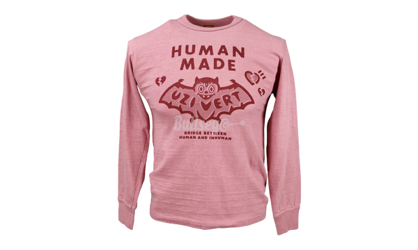 Human Made x Lil Uzi Vert Pink Longsleeve T-Shirt-Кроссовки женские подростковые nike air jordan 1 all white 36-41