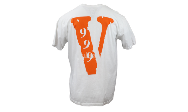 Juice WRLD x Vlone "LND 999" White T-Shirt-The lateral side of the Air jordan Sports 1 Mid Inside Out
